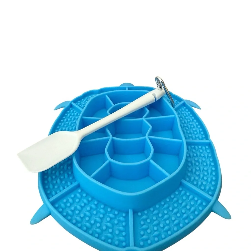 LPFLASAT Brand New Pet Licking Mat For Dogs And Cats -Blue